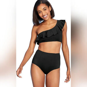 Kona Sol-[S] Women's High Waist Medium  Coverage Bikini Bottom